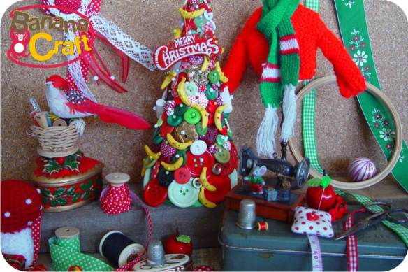 Tutorial: Árvore de Natal feita com botões | Bananacraft
